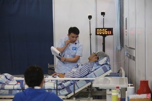 直擊天津國賽精彩瞬間 美容 烘焙 健康照護等服務類項目成觀賽熱門